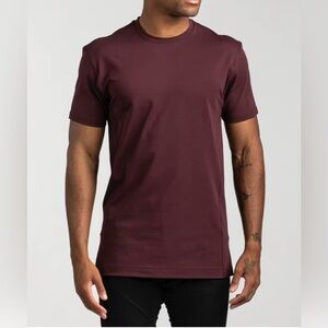 BYLT Shirt Men’s Size Small Maroon  Axis Tee Stretch Comfort